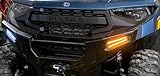 MCSADVENTURES Turn Signal and Horn Kit for 2025+ Polaris Ranger 1000 XP – Plug and Play Wiring Harness with Recessed Switchback Front Bumper DRL and Turn Signal Lights (Lever Switch, No Horn)