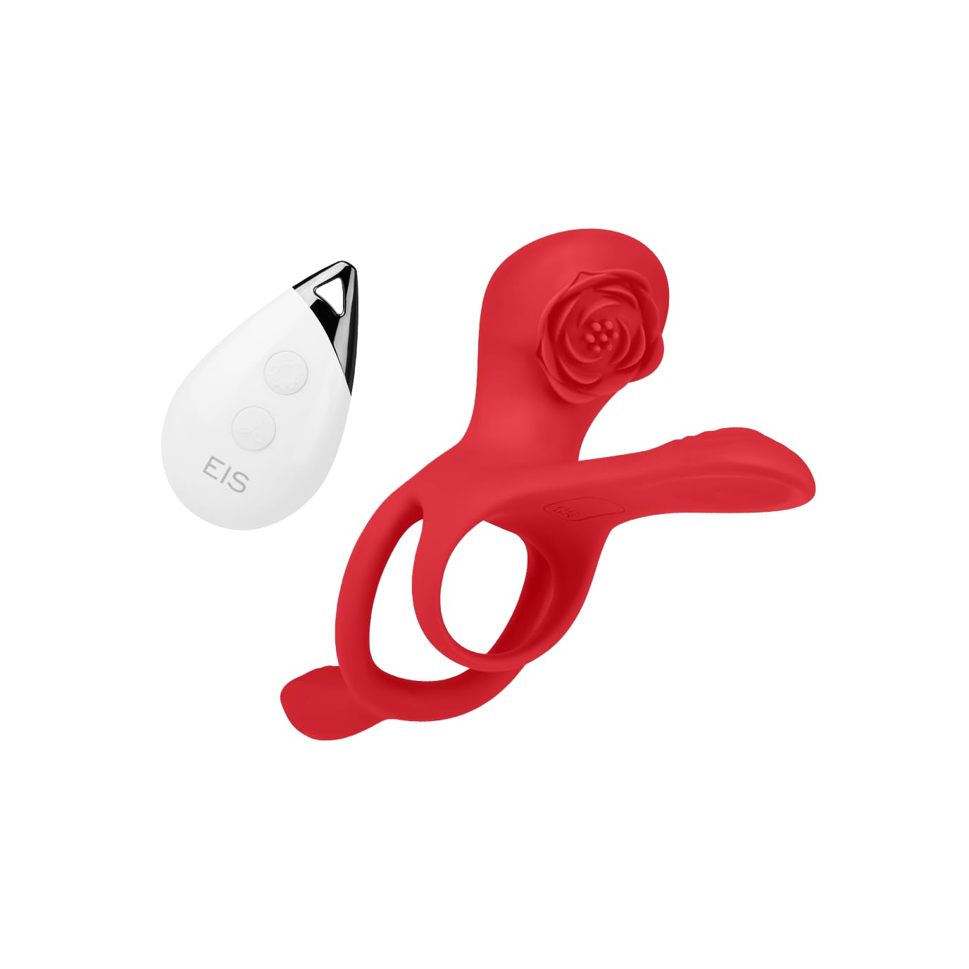 EIS Penisring mit rosenförmigem Klitorisreizer | Vibrator | 3,4 cm | Erotik