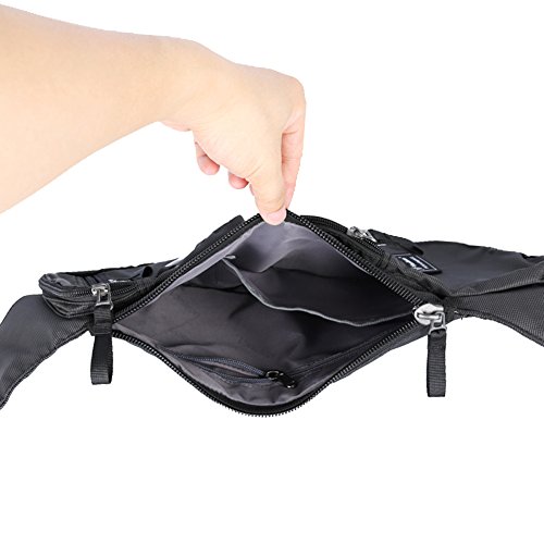 Innturt Nylon Sling Chest Bag Daypack Bicycle Travel Gym Backpack (Black)