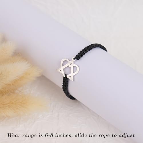 Image of LZ EMOTION Natural Stone Adoption Bracelet Adoption Jewelry with Adoption Symbol Adoption Day Gifts for Adoptive Parents Gotcha Day Gift, Thank You Gifts