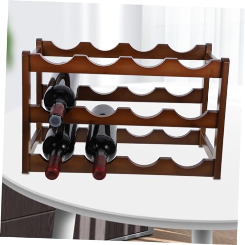 Soporte para botellas de vino en bambú miniatura 4