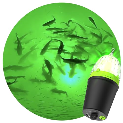 KANAMA Smart Fishing Light - Green Underwater Light with Simulated