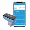 ViATOM Sleep monitor with app, vibration alarm, heart rate for overnight monitoring, Bluetooth and report ring shape sensor