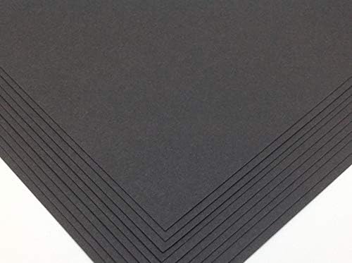 Black Card A5 Extra Thick 1000gs - 1.5 Thick ounting Craft Card - 10 Sheets