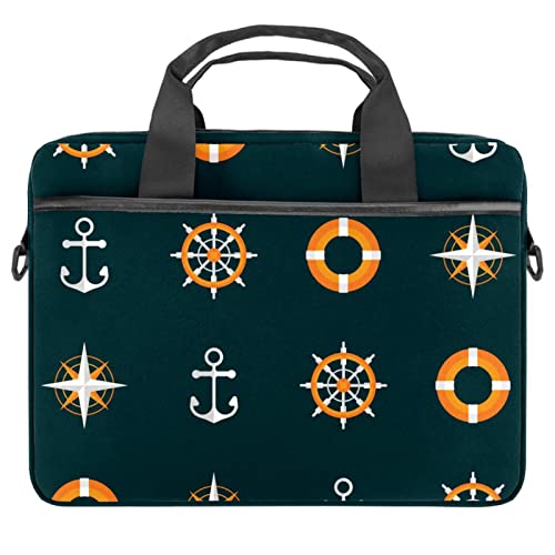 Protégez votre ordinateur 14.5" des rayures avec ce sac à bandoulière jaune marin