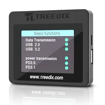 USB Cable Tester with 2.4-inch Color Screen for eMarker Reading and PD Detection