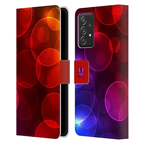 Coque cuir Galaxy A52 chic aux finitions soignées imprimées