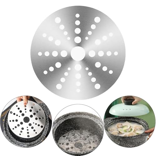 Image of CALANDIS Heating Diffuser Plate Induction Adapter Plate for Home Electric Cooktop Pot 19.8cm | Cooking Utensils | Kitchen Tools & Gadgets