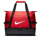 Nike Bag Großen Fußball Academy Team Hardcase Fußballtasche, Rosso_Nero_Bianco, Einheitsgröße