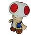 Little Buddy Super Mario All Star Collection 1417 Toad Stuffed Plush, 7.5"