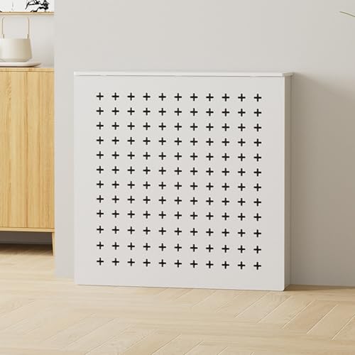 Cache Radiateur Moderne avec Grille Respirante, Meuble D'entrée Décoratif, Étanche et Ignifuge, pour La Maison, Le Salon et la Chambre à Coucher(50x60x15cm/20x24x6in)