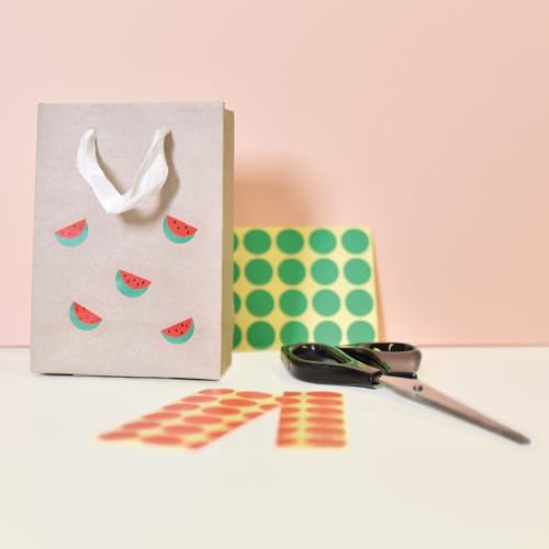 AVERY Zweckform 3012 selbstklebende Markierungspunkte 416 Stück (Ø8mm, Klebepunkte auf 4 Bogen, Punktaufkleber zur Farbcodierung, runde Aufkleber für Kalender, Planer und zum Basteln, Papier) grün