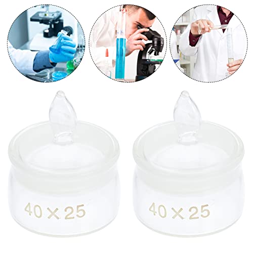 Baluue 4 Pcs Gravity Chemistry Can Equipment Specific Lab With Stopper Interchangeable * Borosilicate Weighing Xxcm Mm Sample Lids Bottle Labs Sampling Iwith Ground Glass Lid Bottle- #TOP3