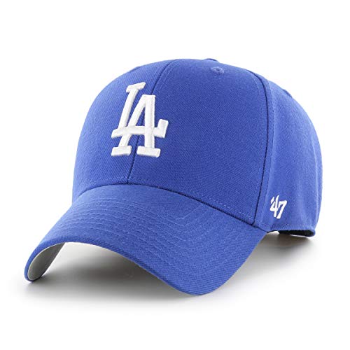 '47 MLB Los Angeles Dodgers MVP - Gorra de béisbol unisex, azul cobalto, Talla única