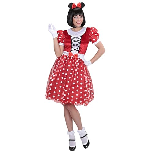 W WIDMANN MILANO Party Fashion - costume de souris, robe avec oreilles, déguisement pour carnaval