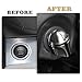 BestEvMod Mando Style Universal Car Engine Start Stop Button Cover Anti-Scratch Push Start Button Protective Cover 3D Cool Car Interior Accessories (Silver)