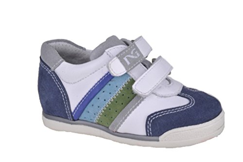 Baskets pour enfant Nero Giardini P218330M en cuir souple idéales pour l'école et les jeux