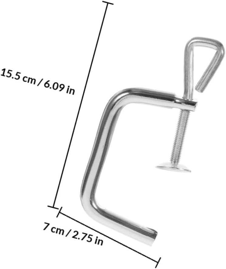 Luxshiny 3pcs Replacement Pasta Machine Handle Clips Manual Dough Roller Fixing Clamps Pasta Maker Holder Accessories for Home Kitchen
