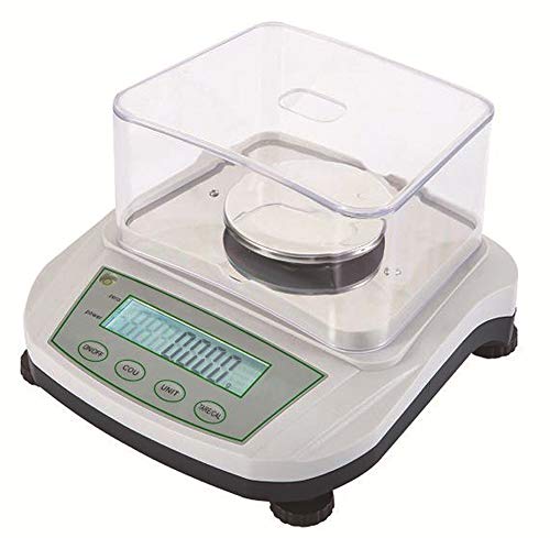 Cgoldenwall High Precision Lab Scale Laboratory Electronic Analytical Balance Scale Jewelry Scale Lcd Digital Display Precision Weighing Scale With Windshield 110V-240V Ce (300G/0.001G) #TOP2