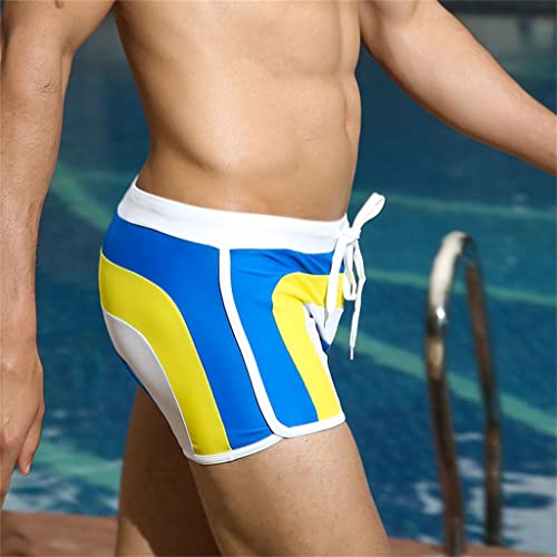 Swim trunks hombre con bolsillo de secado rápido para deporte 4