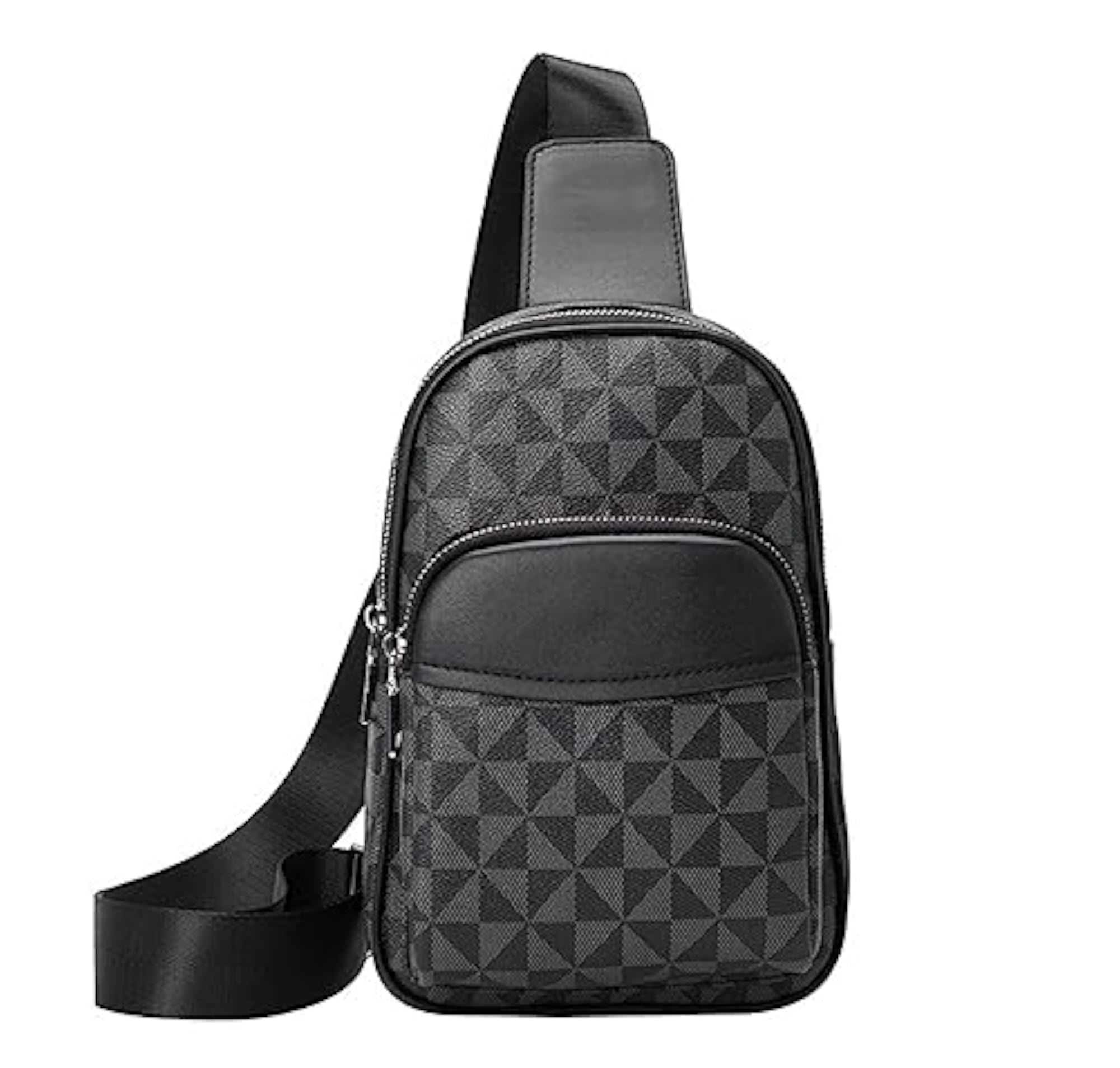 Women's Vintage Leather Pattern Crossbody Sling Bag