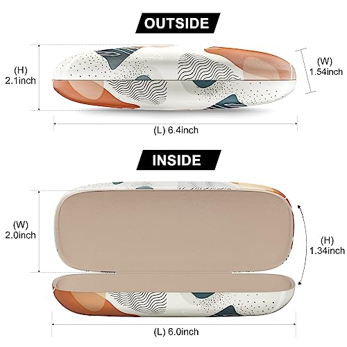 Image of Eyeglasses Case, Hard Shell Protective Case for Glasses, Unisex for Women Men