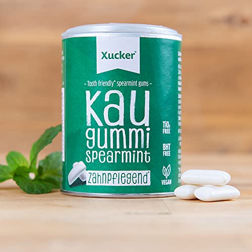 Xylit-Kaugummi von Xucker für zuckerfreie Zahnpflege mit Spearmint