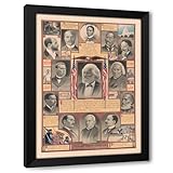 ArtDirect Peerless colored Americans (1908) Custom Framed Art Print Giclee Print or Canvas Options with Various Sizes and Customization by George M. Rewell & Co.