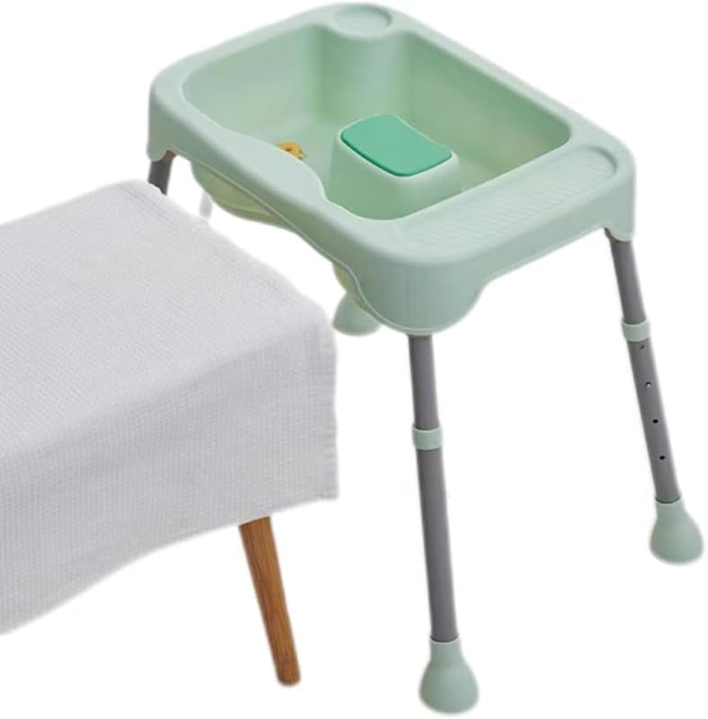 灰色介護用シャンプーボウル（排水管・高さ調整スタンド付き） 寝たままシャンプー対応・防漏 寝たきり患者・妊婦・高齢者用 家庭/病院