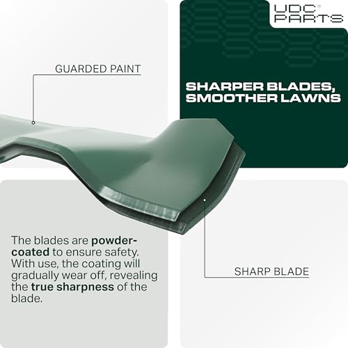 image for UDC Parts 942-0610A Mulching Blades for Cub Cadet Yard Machines MTD Bo