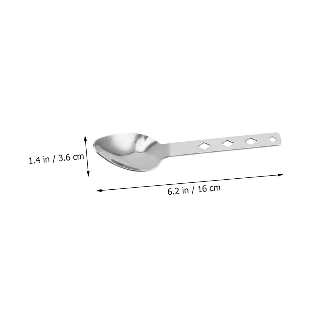 VINTORKY 1Set Folding Stainless Steel Cutlery for Outdoor Camping and Picnics Durable and Reusable Tableware Easy to Clean Heat Resistant for Beach and Travel