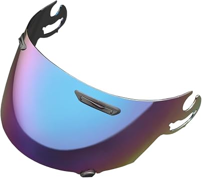 Helmet Windshield for ARAI RR5 ARAI RX-7,RX-7RV,Quamtum-J,Astro-IQ,Rapide-IR Helmet Visor Electroplated Shield Rainbow-for Day