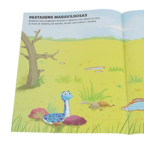 Cenários com Adesivos: Minha Selva