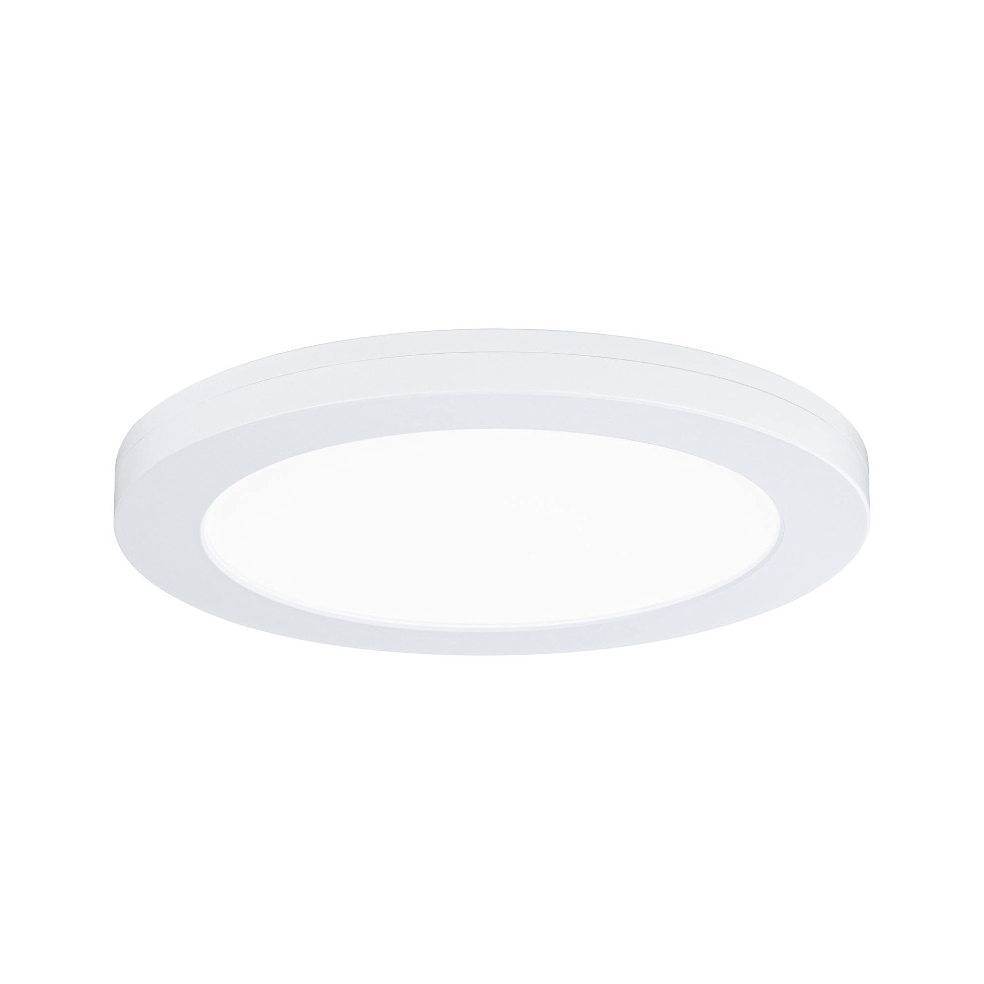 Paulmann 95391 Panel LED empotrable 2en1 Cover-it con detector movimientos 225mm red. 1x16,5W blanco diurno, blanco mate, empotrable, plástico, 4000K