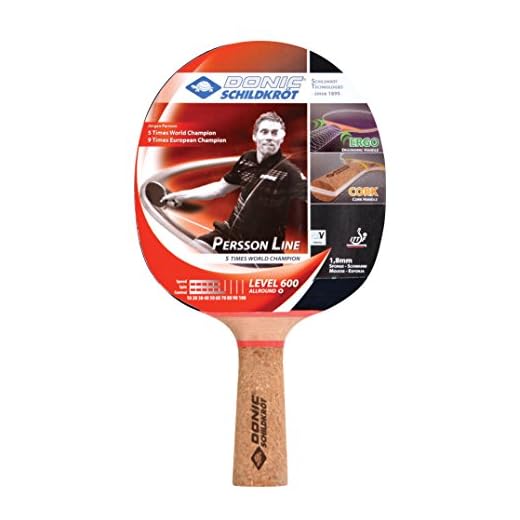 DONIC Person 600 Table Tennis Bat ( Brown, 85 grams, All-rounder )