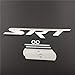 ZHANGY Applicare all'adesivo dell'emblema della griglia Anteriore in Metallo Car Styling Logo SRT per Jeep Grand Cherokee Dodge Hell Cat SRT Challenger Charger Calibre, griglia d'Argento