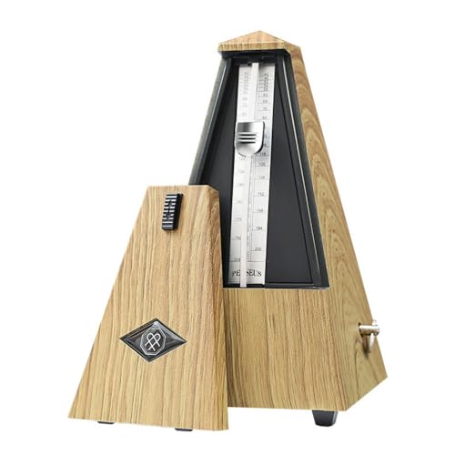 Runsweatミュージックメトロノーム振り子式スピード調節可能音楽学習アクセサリー (自然な色)