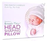 The Parent Company | Breathe-Thru Head Shaping Baby Pillow & Pillowcase | Breathable Design & Ultra-Soft Memory Foam Head Support | For Newborns (0-6 Months)