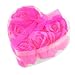 Ruilogod 6 Pcs Plastic Heart Case Tub Shower Bathing Rose Petals Fuchsia (id: df0 734 ab4 40c 847