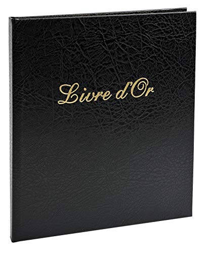 EXACOMPTA Livre d'or Balacron avec titre 140 pages blanches 21x19 cm vertical Couleurs assorties - vue 7
