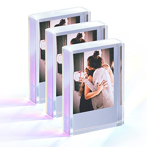 Instax Mini Iridescent Acrylic Photo Frames (3-Pack)
