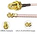 TUOLNK IPX MHF1 to SMA Cable,SMA Female to U.FL IPX RG178 for GPS Module Mini PCI UFL to SMA WiFi Antenna Extension Cable 4inch (10cm) 5pcs
