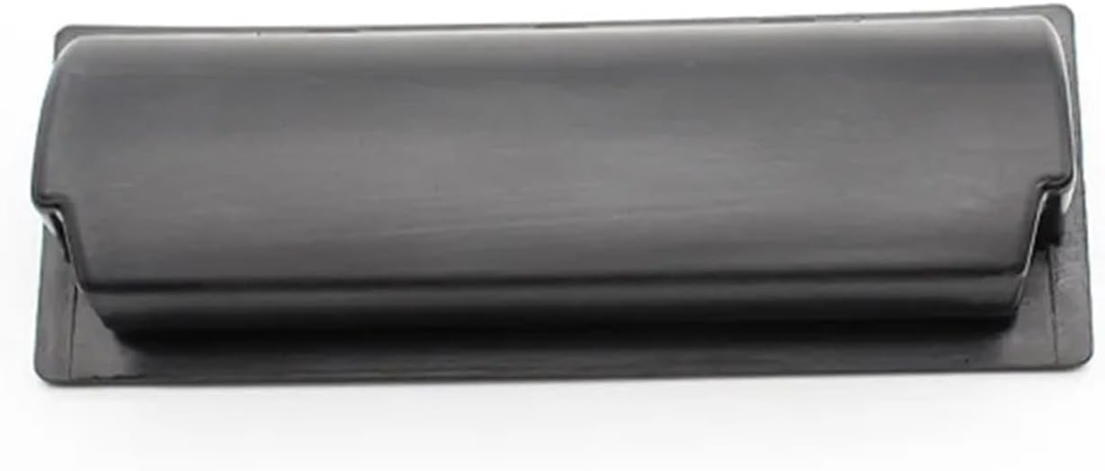 PL011 Hidden Handle Distribution Box Cabinet Door Handle Nylon Plastic File Cabinet Door Handle LS711 1Pcs(Grey-T-1.5MM)