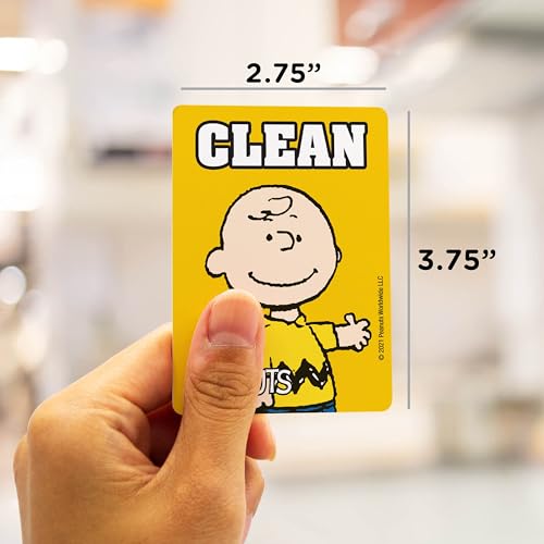 Imán para lavavajillas Peanuts Clean Dirty de AQUARIUS miniatura 3