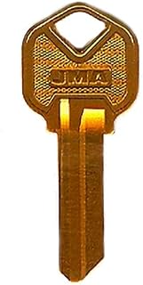 JMA KWI-1AL.OR Aluminum Key Blank, Replacement for Kwikset KW1 Orange (10-Pack)