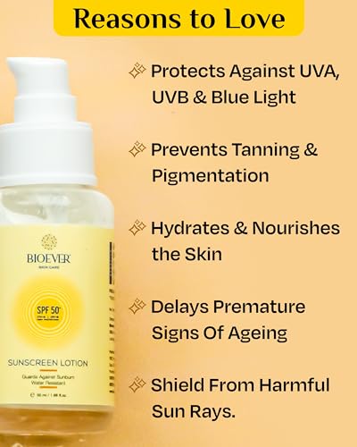Image of Aloe Vera Sunscreen SPF 50 PA+++ | No White Cast | Broad Spectrum UVA & UVB Protection | Lightweight Non Sticky & Non Greasy | Water Resistant | With Zinc & Aquaxyl | For Normal, Oily & Dry Skin - Men & Women - 50ml