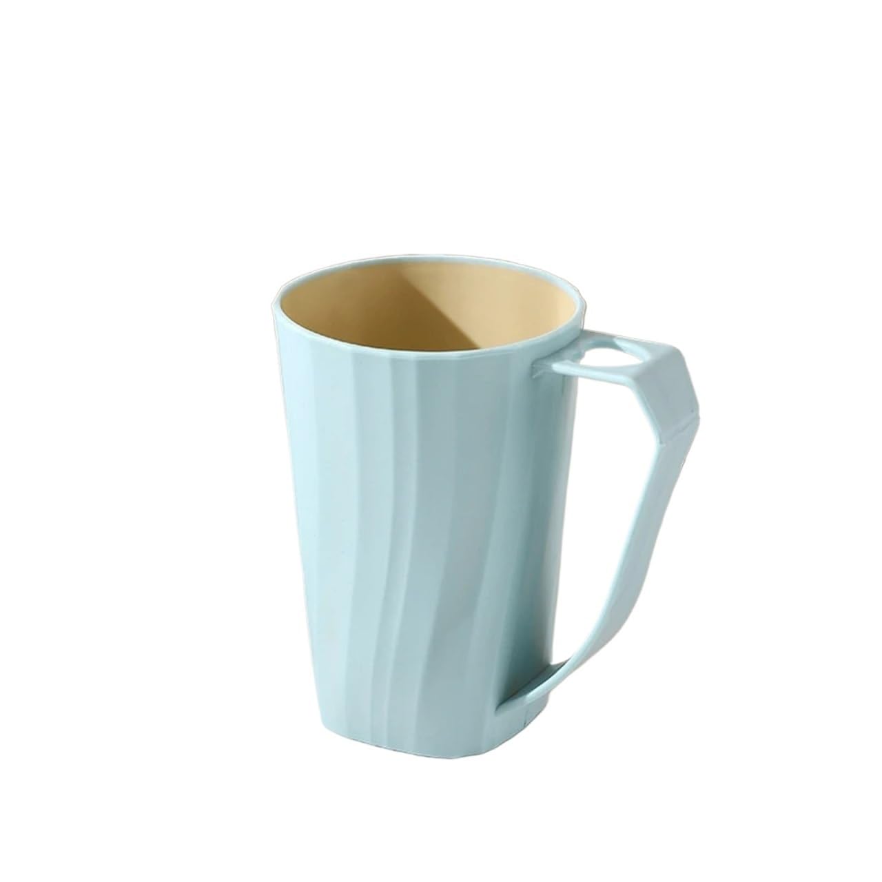 3pcs Portable Mouthwash Cup Creative With Handle Toothbrush Holder Household Simple Student Dormitory Cups For Toothpaste(Light blue)