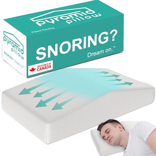 How does a wedge pillow help with snoring