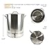 GasOne 10 Gallon Stainless Steel Home Brew Kettle Pot Pre Drilled 4 PC Set 40 Quart Tri Ply Bottom for Beer Brewing Includes Stainless Steel Lid, Thermometer, Ball Valve Spigot - Home Brewing Supplies
