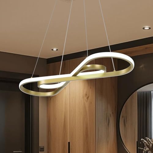 Image of Gold Creative Modern LED Pendant Chandelier
